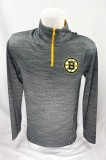 Boston Bruins hanorac de bărbați Quarter Zip - XL