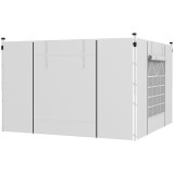Outsunny Panouri Laterale pentru Foisor cu Ferestre și Uși 3x3(m) sau 3x6m 2 Perechi Inlocuire Alb | Aosom Romania