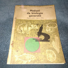 NOTIUNI DE BIOLOGIE GENERALA MANUAL PENTRU CLASA A VII A 1971