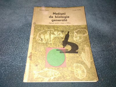 NOTIUNI DE BIOLOGIE GENERALA MANUAL PENTRU CLASA A VII A 1971 foto