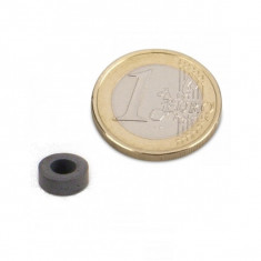 Magnet ferita inel Ø8/4 x 3 mm, putere 130 g, F30