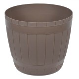 Ghiveci Flori Plastic Mocca 19.2x16.5cm 4L, Ghiveci Standard Interior/Exterior