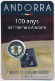 ANDORRA 2017 - 2018- 3 x 2 euro comemorativI / coincard / BU, Europa