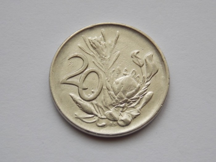 20 CENTS 1976 AFRICA DE SUD-COMEMORATIVA