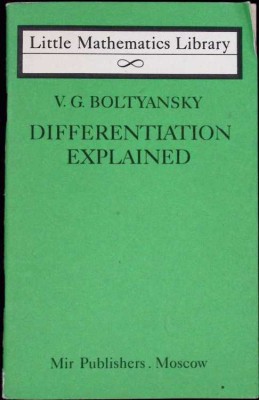 DIFFERENTIATION EXPLAINED-V.G. BOLTYANSKY-259727 foto