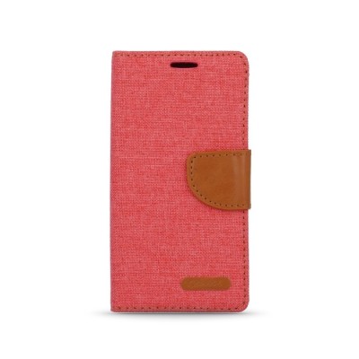 Husa APPLE iPhone 5\5S\SE - Denim Canvas TSS, Rosu foto