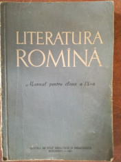 Literatura romina. Manual pentru clasa a IX-a - C. Boroianu foto