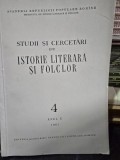 Studii si Cercetari de Istorie Literara si Folclor nr.4/1961