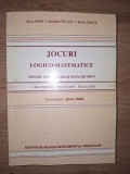 Jocuri logico-matematice pentru prescolari si scolari mici - Silvia Dima, Daniela Paclea