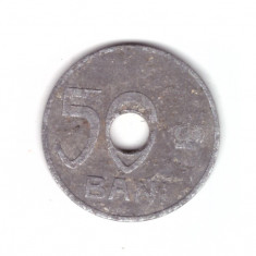 Moneda 50 bani 1921, circulata, uzata, curata