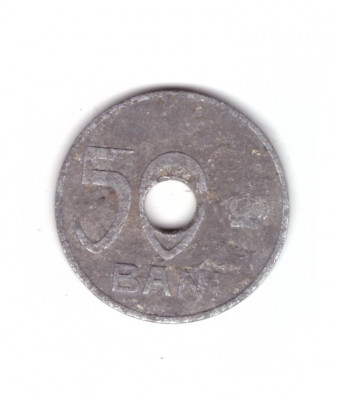 Moneda 50 bani 1921, circulata, uzata, curata foto