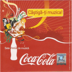 CD Coca Cola Câștigă-ți Muzica, original