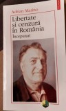 LIBERTATE SI CENZURA IN ROMANIA ADRIAN MARINO