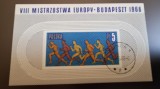 Polonia stampilat 1966 - colita - Campionatele de atletism Budapesta