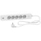 Prelungitor 5x2P+E +intrerupator+2USB cablu 1,5m alb Schneider ST945U1W