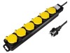 Prelungitor cu prize LOGILINK, 6 prize, 250VAC, 16A, 1,5m