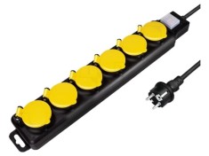 Prelungitor cu prize LOGILINK, 6 prize, 250VAC, 16A, 1,5m