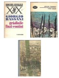 Pachet 3 Carti Giorgio Bassani: Gradinile Finzi-Contini, Intre Ziduri, Romanul Ferrarei - Literatura Clasica