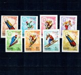 Manama 1967 - Jocurile Olimpice de iarna, serie nedantelata neuzata