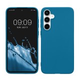 Husa Kwmobile pentru Samsung Galaxy A35, Albastru, Silicon, KWM000021PB014C, Carcasa