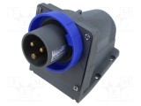 Conector alimentare AC trifazat soclu tată 16A 250V AMPHENOL IP67