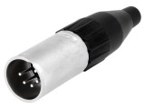 Conector XLR Tată 5-Pin Drept pentru Cablu