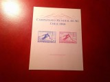 Carton Prezentare - Expozitia Filatelica Chile 1966 Campionat Mondial Ski