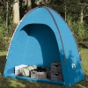 Cort Depozitare Camping Gossi, Impermeabil, Albastru, 198x85x191cm, Poliester, Portabil cu Geanta