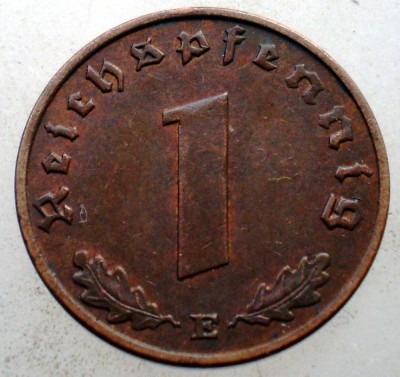 2.528 GERMANIA WWII 1 REICHSPFENNIG 1939 E foto
