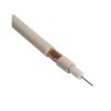 Cablu Coaxial RG6 Emtex, Miez Cupru Solid, Folie Aluminiu, Tresa Aluminiu, Interior, Semnal TV/Radio/Date, Pret/Metru