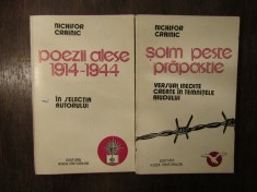 POEZII ALESE 1914-1944/ SOIM PESTE PRAPASTIE - N.CRAINIC , 2 VOLUME foto
