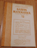 Gazeta matematica - Nr. 12 din 1986