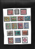 Germania 1962 1963 foaie album cu 17 timbre, Stampilat