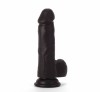 Dildo Realistic Colours Pleasure, Negru, 19 cm, X-Men