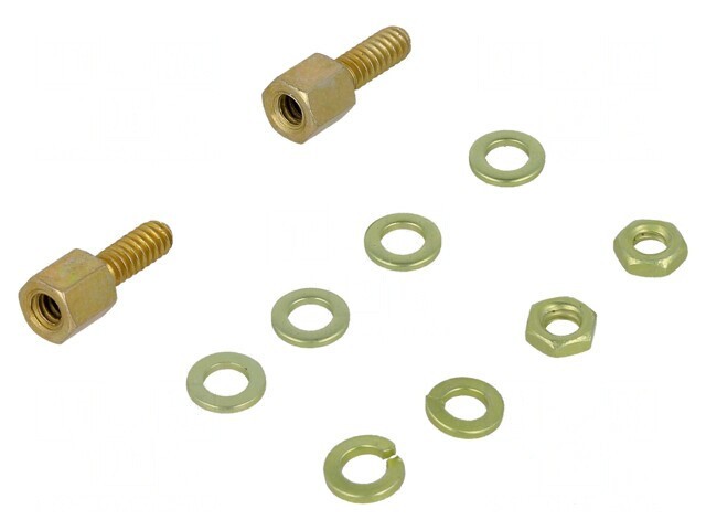 Set șuruburi D-Sub 7,93mm UNC 4-40
