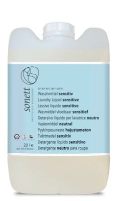 Detergent lichid pentru rufe sensitive ecologic 20l Sonett foto