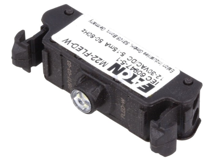 Element de iluminare LED albă 22mm