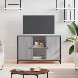 VidaXL Comodă TV, gri sonoma, 100x35x65 cm, lemn compozit