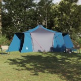 vidaXL Cort familia tipi albastru 8 persoane impermeabil
