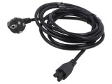 Cablu Alimentare 3x0,75mm2 ștecher unghiular IEC C5