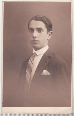 bnk foto Portret de barbat - Foto N Buzdugan si Fiul Bucuresti 1927 foto