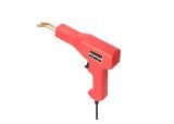 Pistol pentru lipit si sudat plasticul, putere 50W, Trusa de Protectie cu 4 tipuri de capse, Rosu, Oem