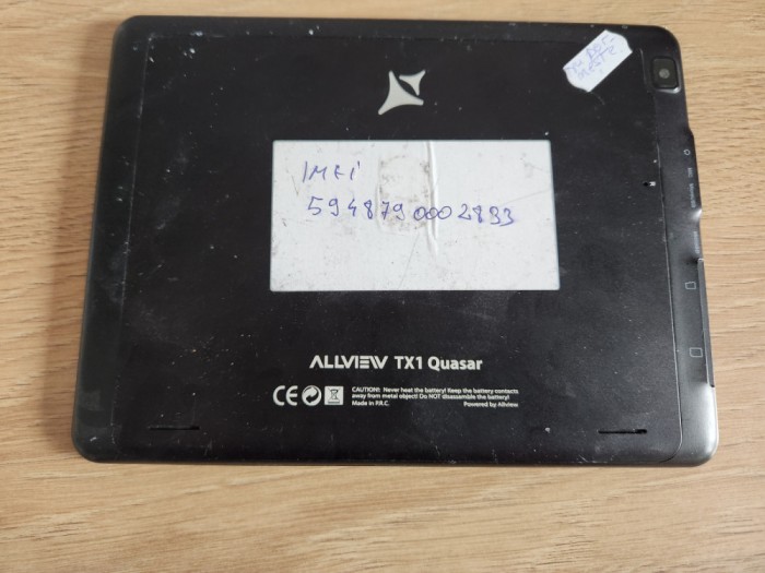 Tableta Allview TX1 Quasar defecta pentru dezmembrat