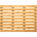 Gratar pentru dus 5Five Ilyan, din bambus, antiderapant, 68x50 cm, natur Household NewTrend