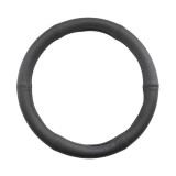 Husa Volan Umbrella Piele Naturala Semi-Perforata - Negru, 39-41 cm