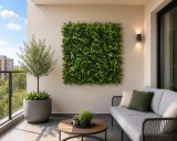 Cumpara ieftin PANOU DECORATIV PLANTE ARTIFICIALE 50 X 50 cm Model BELLIN A019