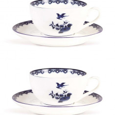 &k amsterdam ceasca si farfurioara Delftware 2-pack