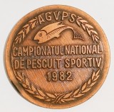 MEDALIE CAMPIONATUL NATIONAL DE PESCUIT SPORTIV 1982 AGVPS UNIFATA