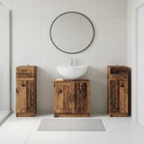 Cumpara ieftin Set de cabinet pentru baie cu 3 piese UTRECHT 3 buc. Lemn vechi