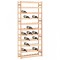 Suport de sticle de vin, 77 sticle, lemn de pin, FSC